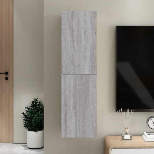 Wall-mounted TV Cabinet Grey Sonoma 30.5x30x110 cm