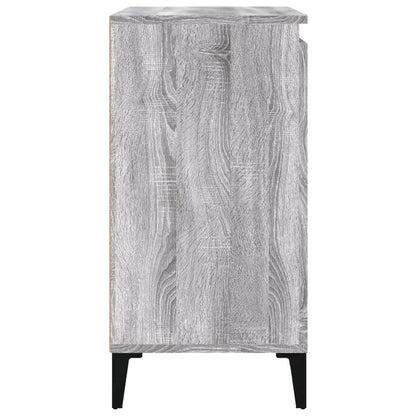 Bedside Cabinet Grey Sonoma 40x35x70 cm Engineered Wood