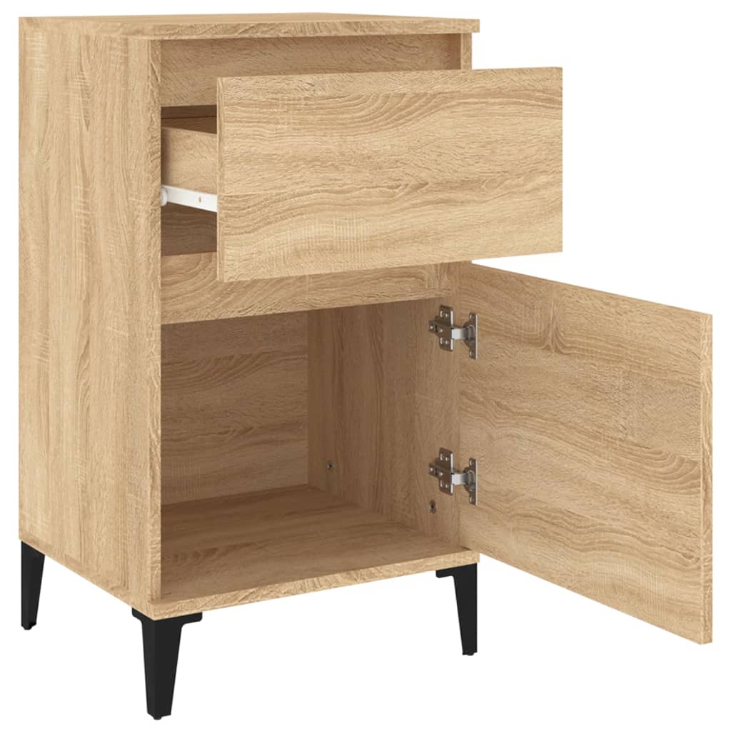 Bedside Cabinets 2 pcs Sonoma Oak 40x35x70 cm