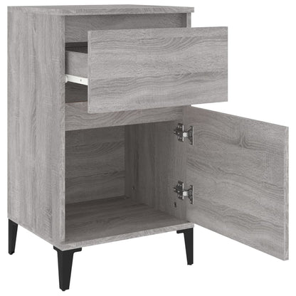 Bedside Cabinets 2 pcs Grey Sonoma 40x35x70 cm