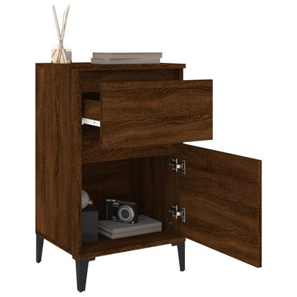 Bedside Cabinet Brown Oak 40x35x70 cm