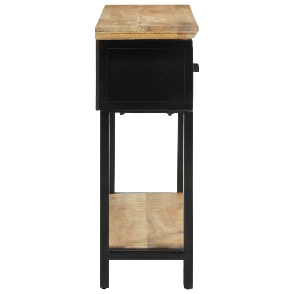 Console Table 110x30x75 cm Solid Rough Wood Mango