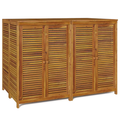 Garden Storage Box 140x87x104 cm Solid Wood Acacia