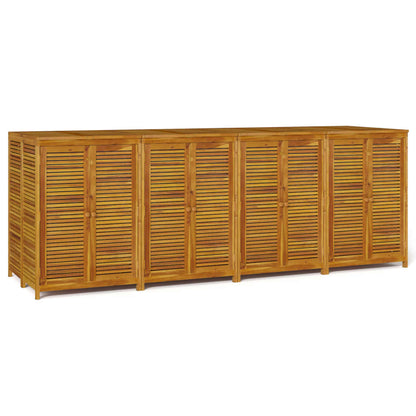 Garden Storage Box 280x87x104 cm Solid Wood Acacia