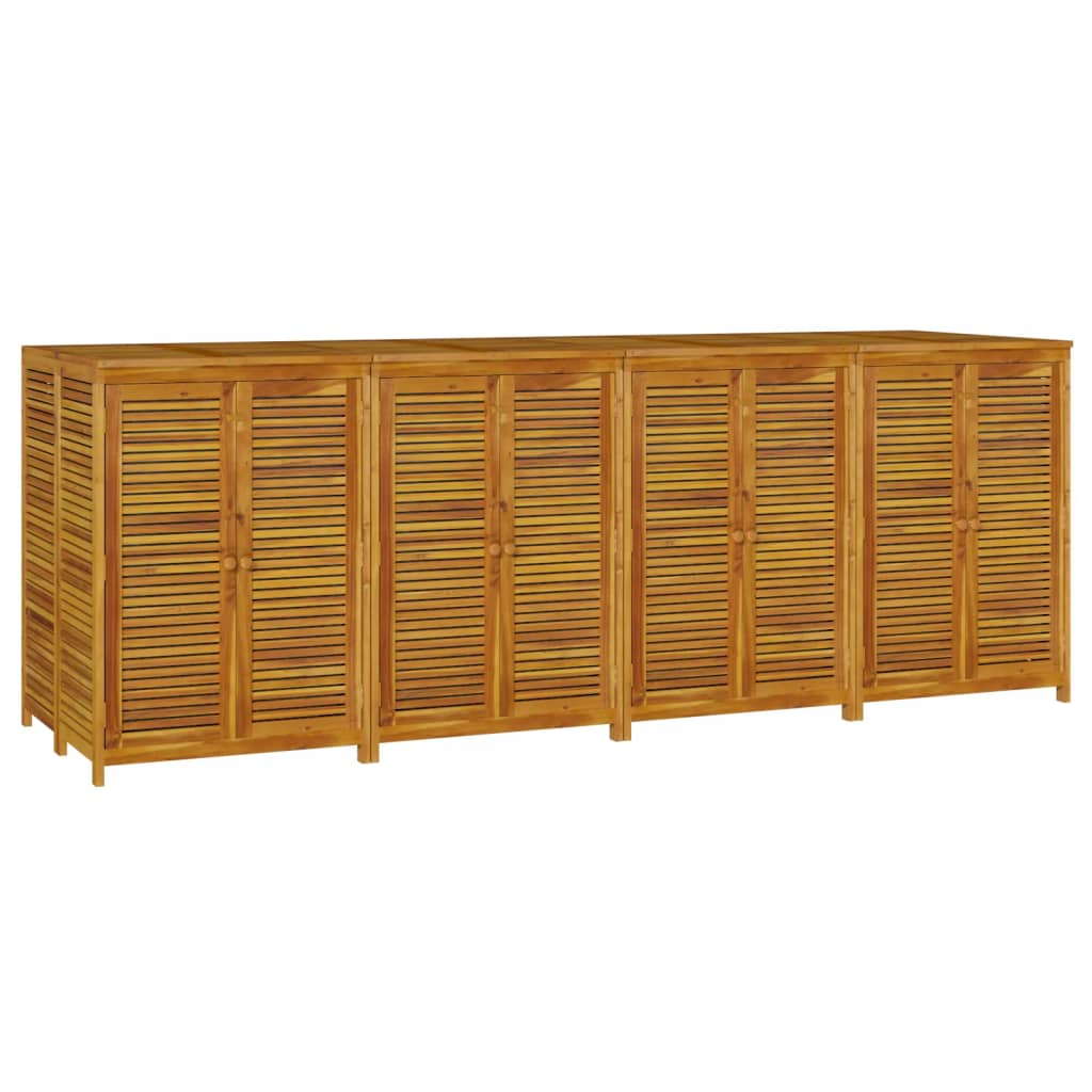 Garden Storage Box 280x87x104 cm Solid Wood Acacia