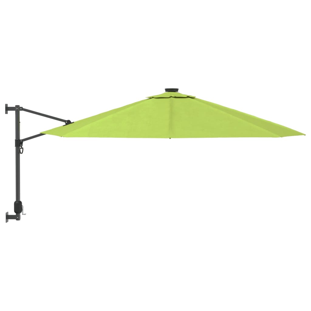 Wall-mounted Parasol Apple Green 290 cm