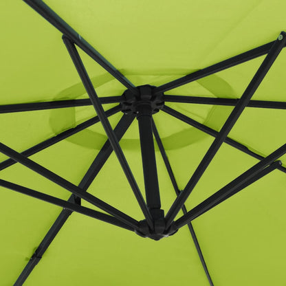 Wall-mounted Parasol Apple Green 290 cm