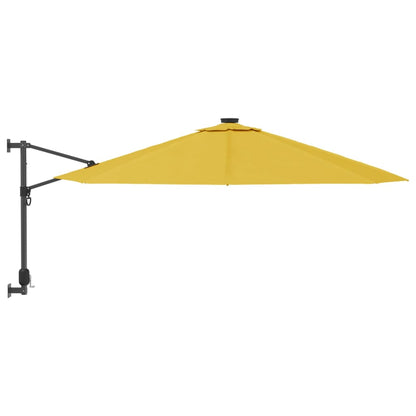 Wall-mounted Parasol Yellow 290 cm