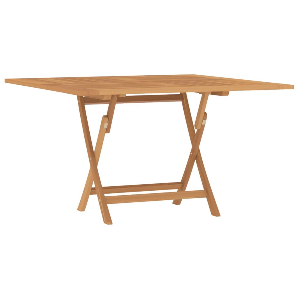 Folding Garden Table 110x110x75 cm Solid Wood Teak