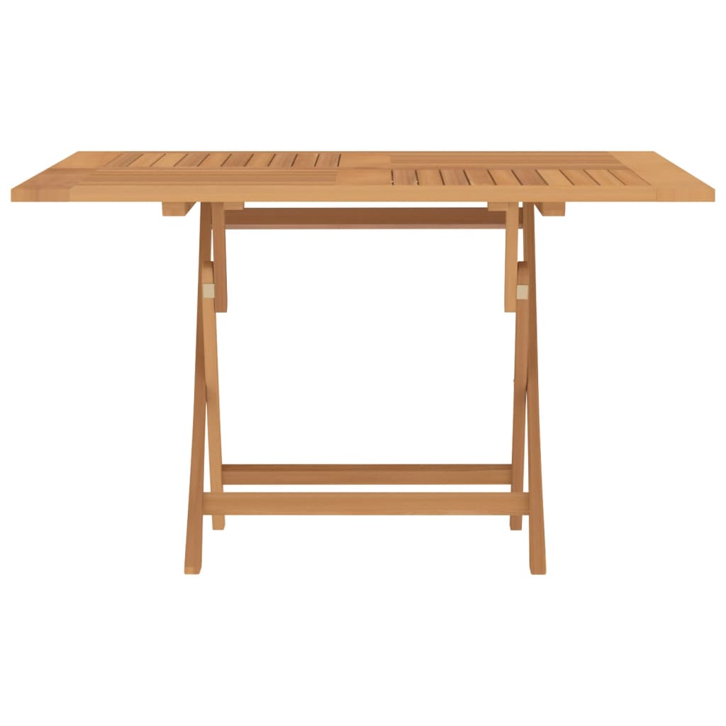 Folding Garden Table 110x110x75 cm Solid Wood Teak