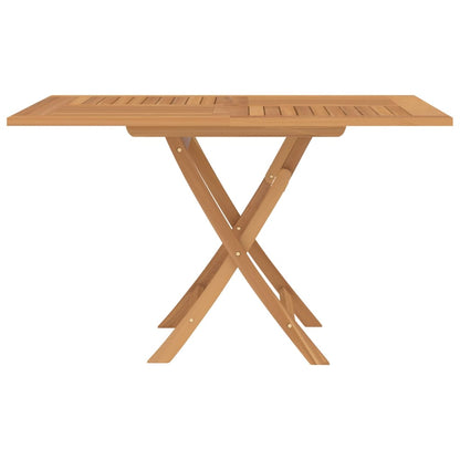 Folding Garden Table 110x110x75 cm Solid Wood Teak