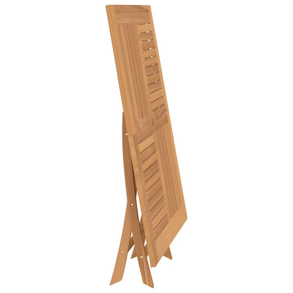 Folding Garden Table 110x110x75 cm Solid Wood Teak