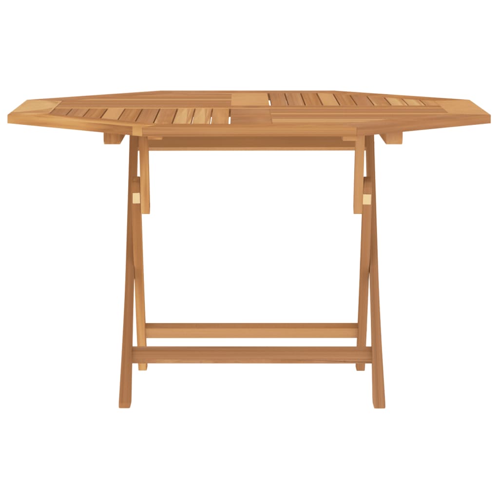 Folding Garden Table 110x110x75 cm Solid Wood Teak