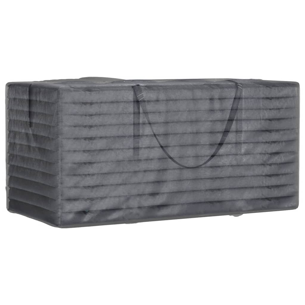 Garden Cushion Storage Bag Black 150x75x75 cm Polyethylene