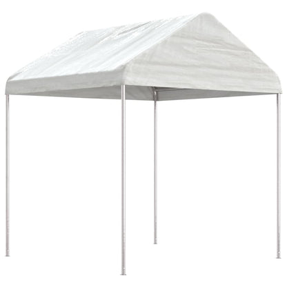 Gazebo with Roof White 13.38x2.28x2.69 m Polyethylene