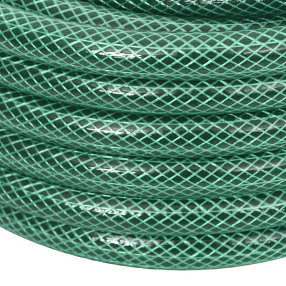 Garden Hose with Fitting Set Green 0.5" 10 m PVC