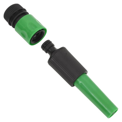 Garden Hose with Fitting Set Green 0.5" 10 m PVC