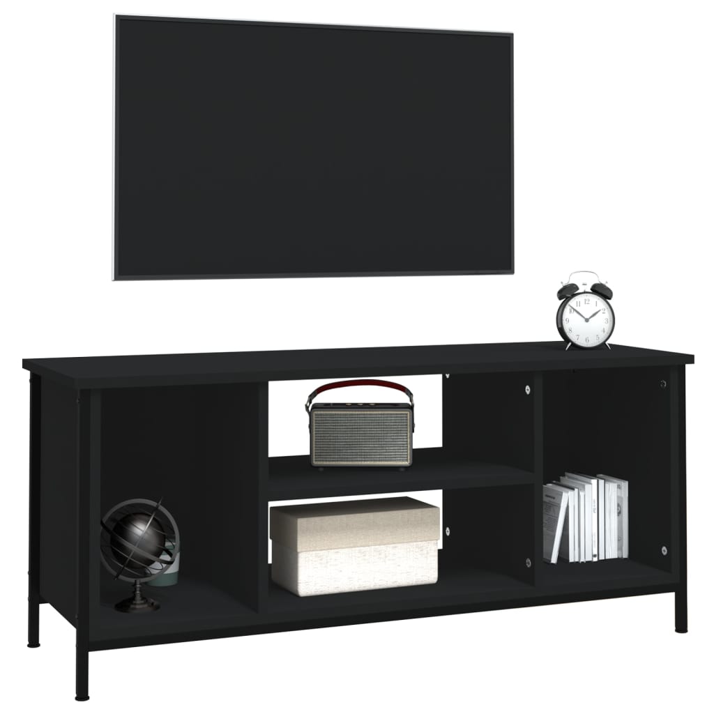 TV Cabinet Black 102x35x45 cm Engineered Wood