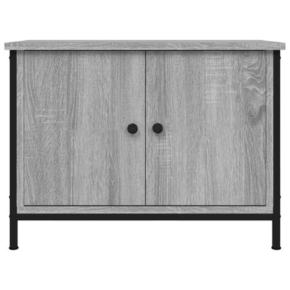 TV Cabinet with Doors Grey Sonoma 60x35x45 cm Engineered Wood