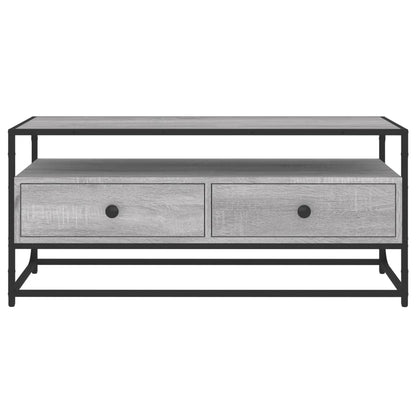 TV Cabinet Grey Sonoma 100x35x45 cm Engineered Wood