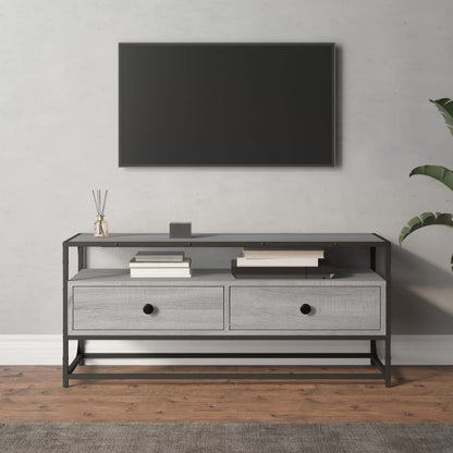 TV Cabinet Grey Sonoma 100x35x45 cm Engineered Wood