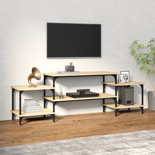 TV Cabinet Sonoma Oak 157x35x52 cm Engineered Wood