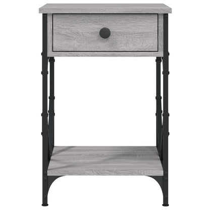 Bedside Cabinet Grey Sonoma 40x42x60 cm Engineered Wood