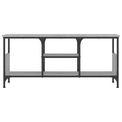 TV Cabinet Grey Sonoma 100x35x45 cm Engineered Wood&Iron