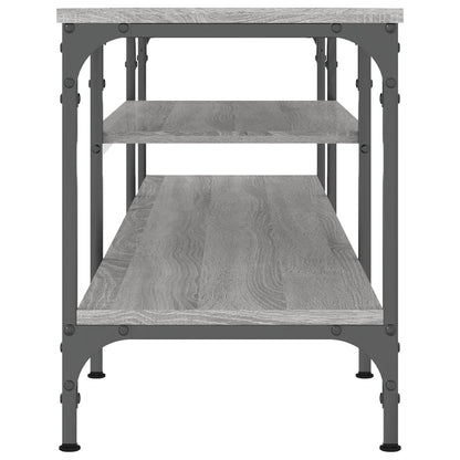 TV Cabinet Grey Sonoma 161x35x45 cm Engineered Wood&Iron