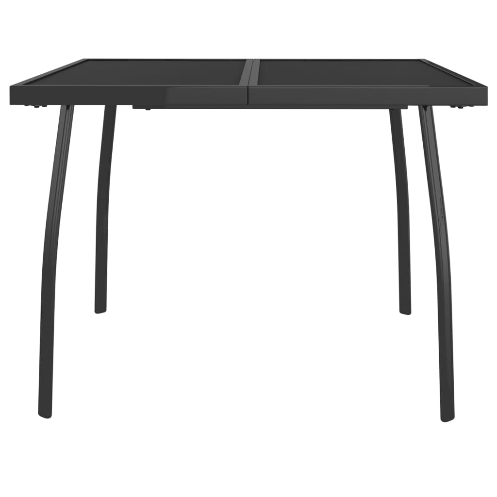 Garden Table Anthracite 100x100x72 cm Steel Mesh