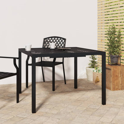 Garden Table Anthracite 100x100x72 cm Steel