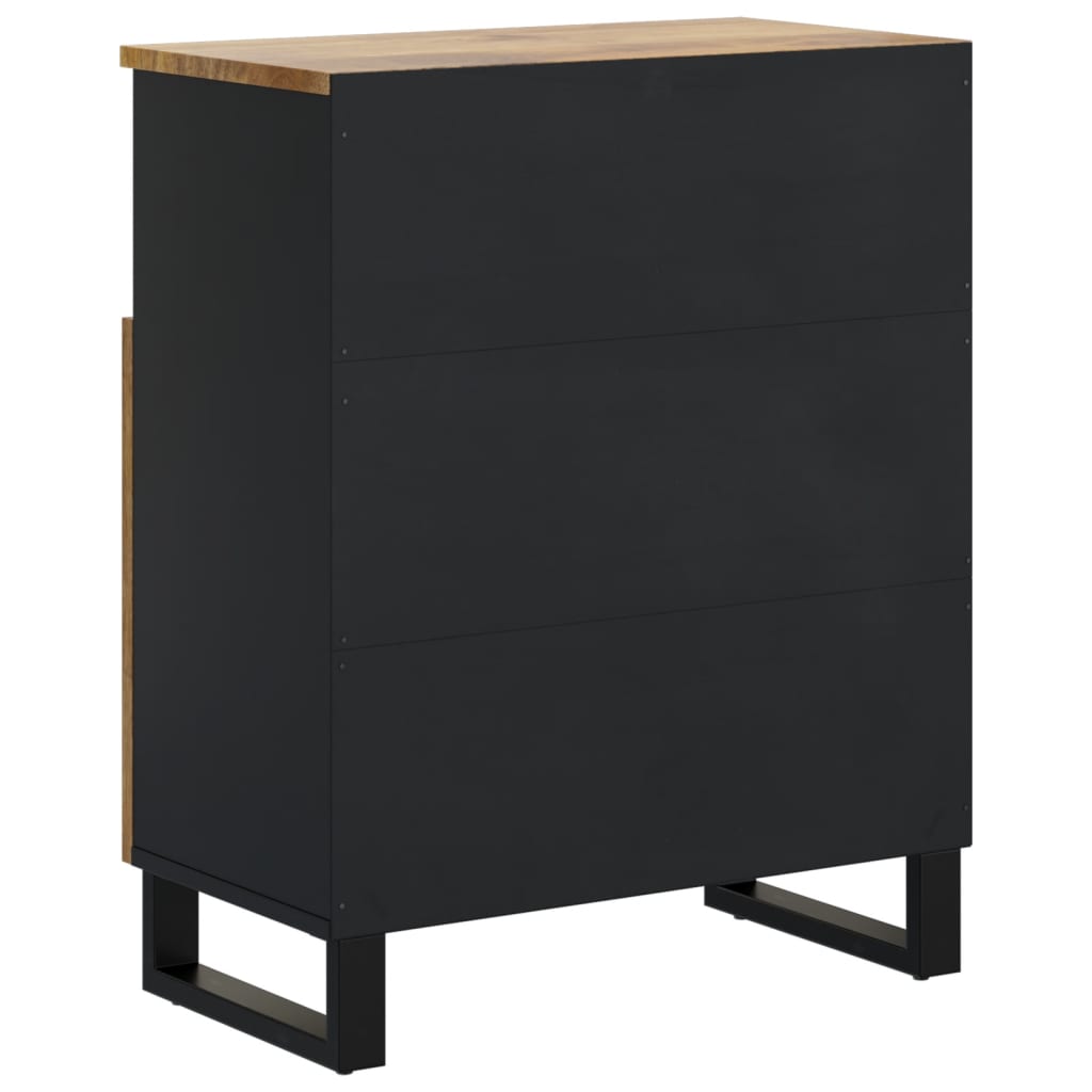 Sideboard with 2 Doors 60x33x75 cm Solid Wood Mango