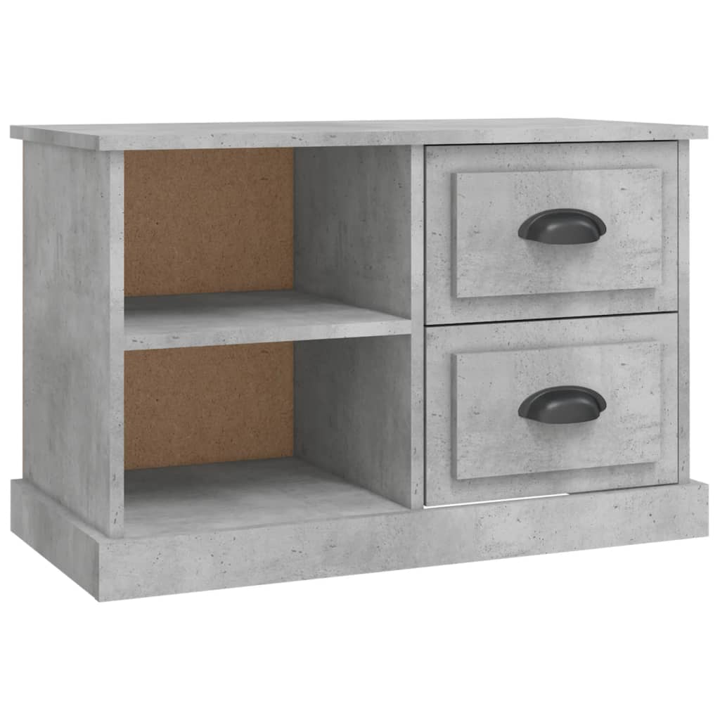 TV Cabinet Concrete Grey 73x35.5x47.5 cm Engineered Wood