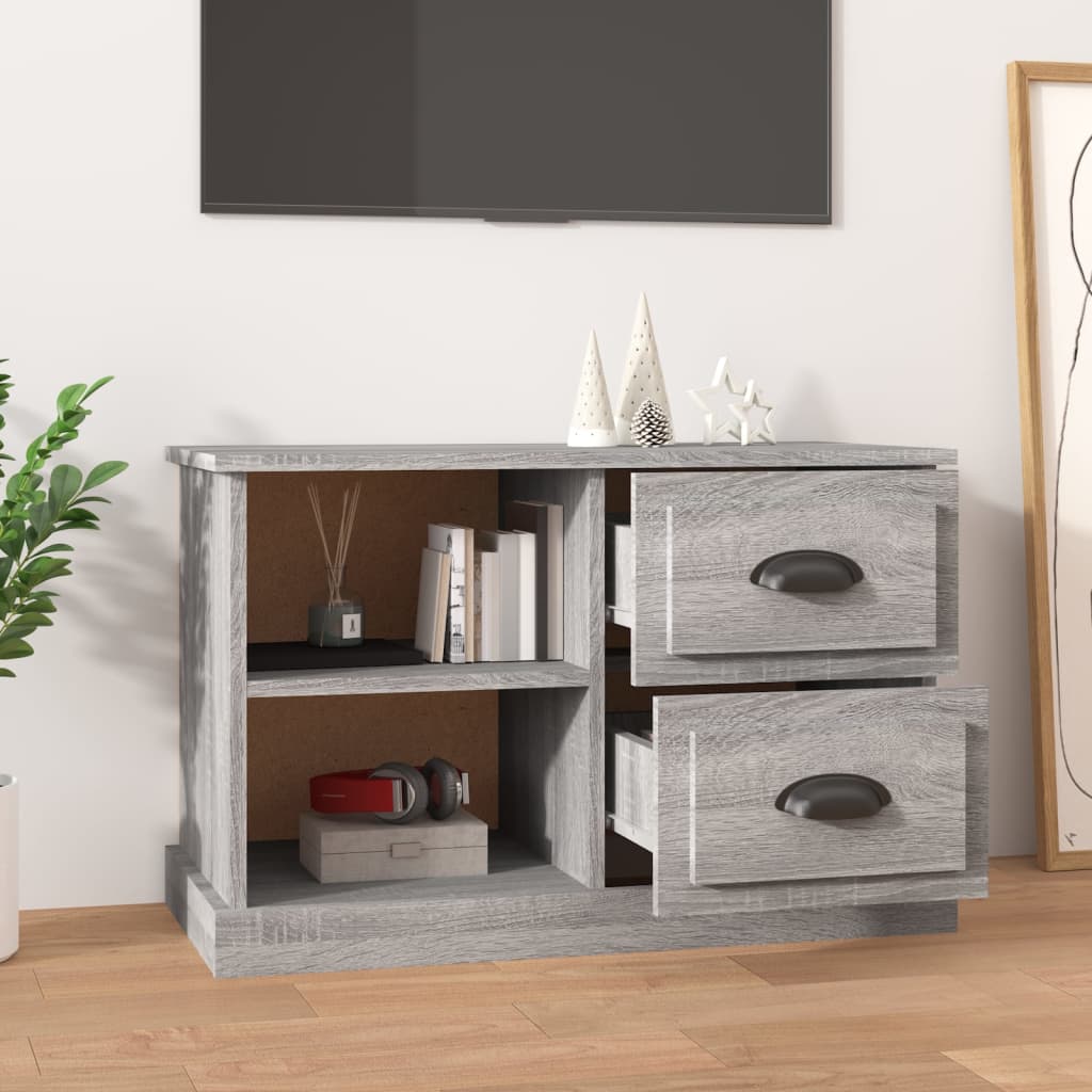 TV Cabinet Grey Sonoma 73x35.5x47.5 cm Engineered Wood