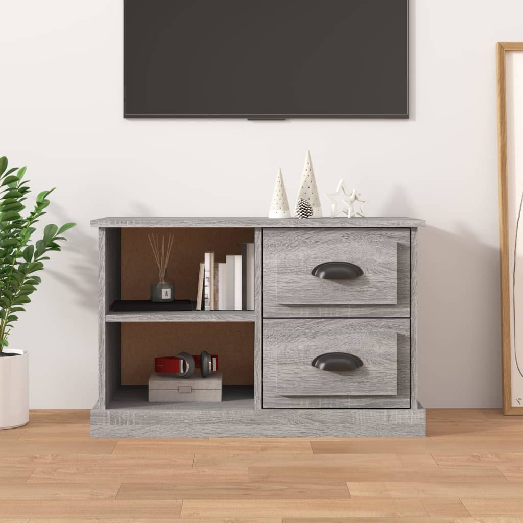 TV Cabinet Grey Sonoma 73x35.5x47.5 cm Engineered Wood