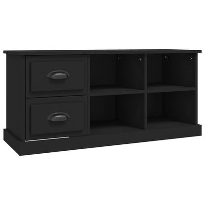 TV Cabinet Black 102x35.5x47.5 cm Engineered Wood