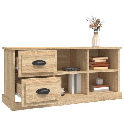 TV Cabinet Sonoma Oak 102x35.5x47.5 cm Engineered Wood