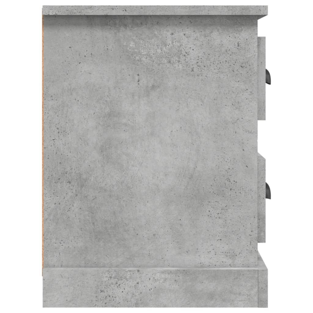 TV Cabinet Concrete Grey 102x35.5x47.5 cm Engineered Wood