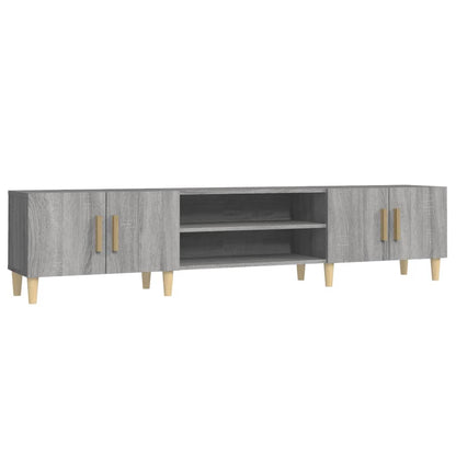 TV Cabinet Grey Sonoma 180x31.5x40 cm Engineered Wood