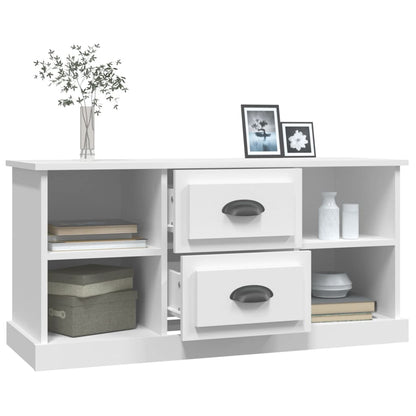 TV Cabinet White 99.5x35.5x48 cm Engineered Wood