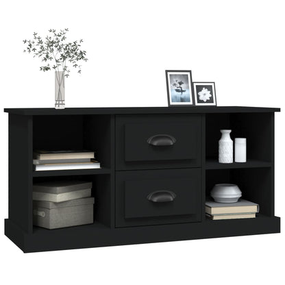 TV Cabinet Black 99.5x35.5x48 cm Engineered Wood