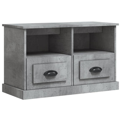 TV Cabinet Concrete Grey 80x35x50 cm Engineered Wood