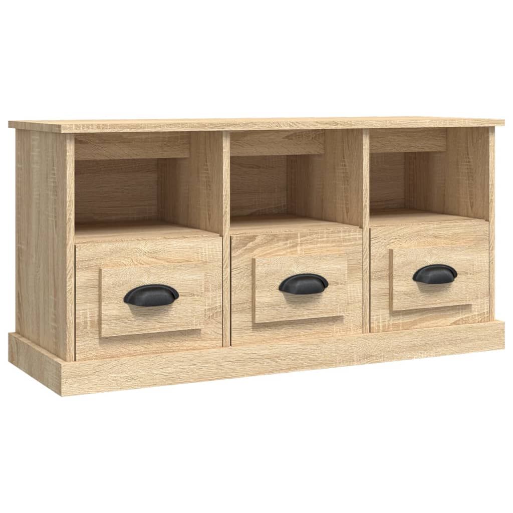 TV Cabinet Sonoma Oak 100x35x50 cm Engineered Wood