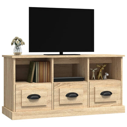 TV Cabinet Sonoma Oak 100x35x50 cm Engineered Wood