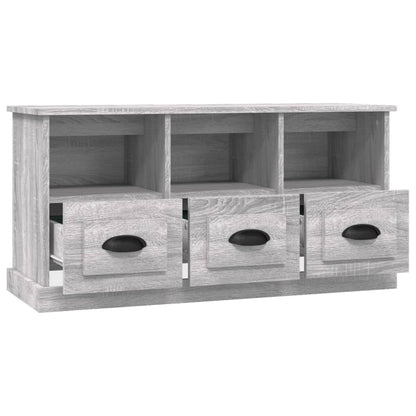 TV Cabinet Grey Sonoma 100x35x50 cm Engineered Wood