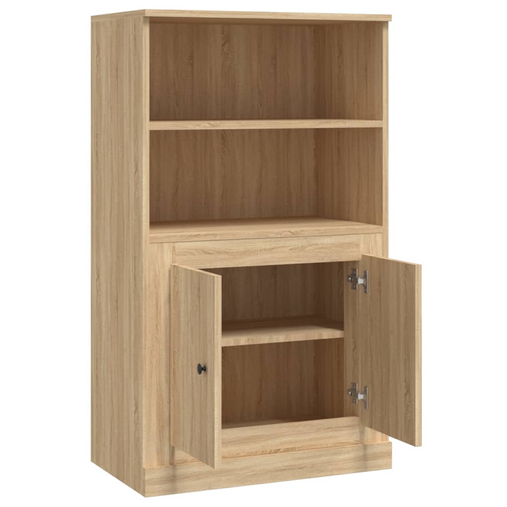 Highboard Sonoma Oak 60x35.5x103.5 cm Engineered Wood