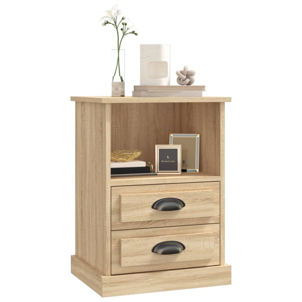 Bedside Cabinets 2 pcs Sonoma Oak 43x36x60 cm