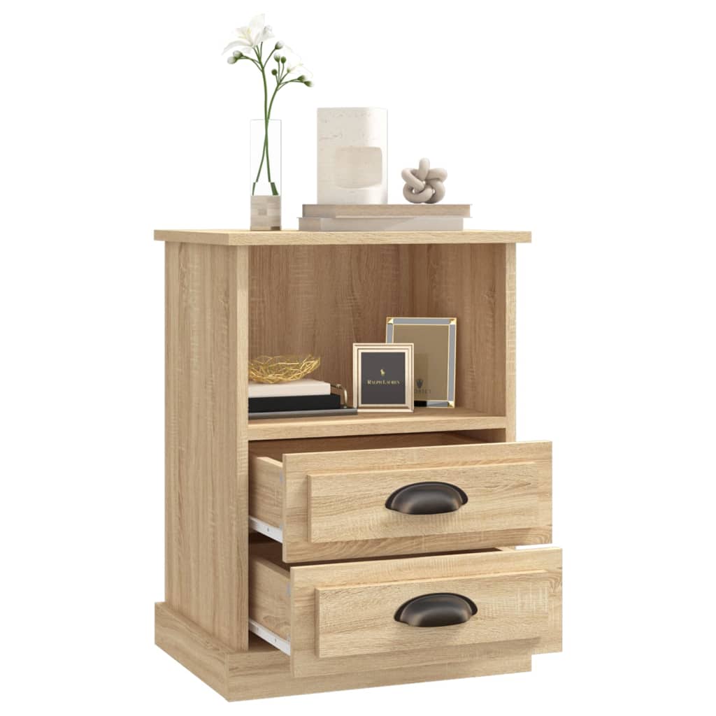 Bedside Cabinets 2 pcs Sonoma Oak 43x36x60 cm