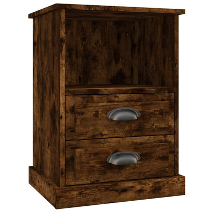 Bedside Cabinets 2 pcs Smoked Oak 43x36x60 cm