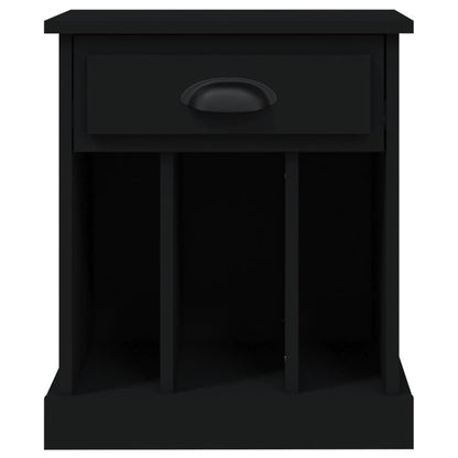 Bedside Cabinets 2 pcs Black 43x36x50 cm